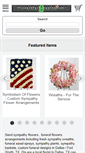 Mobile Screenshot of flowersforsympathy.com