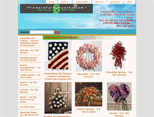 Tablet Screenshot of flowersforsympathy.com